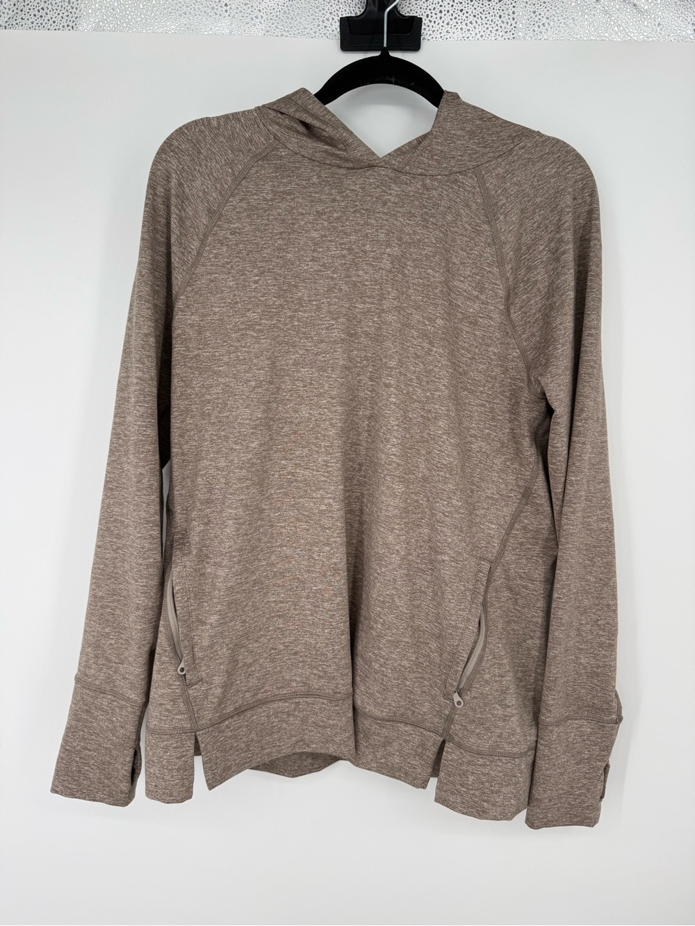Offline by Aerie Heather Tan Hugger Hoodie size M
